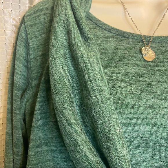 Coco Bianca Hunter Green Cowl Top Medium - Picture 3 of 5